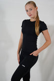 T-shirt manches courtes - Noir