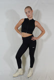 Legging effet push-up - Noir