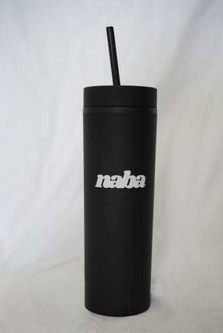 Tumbler double paroi 473 ml avec paille intégrée