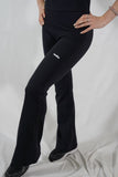Pantalon évasé taille haute - Noir