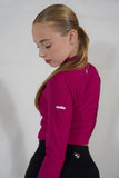 Veste zippée côtelée - Rose