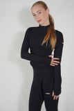 Veste zippée côtelée - Noir